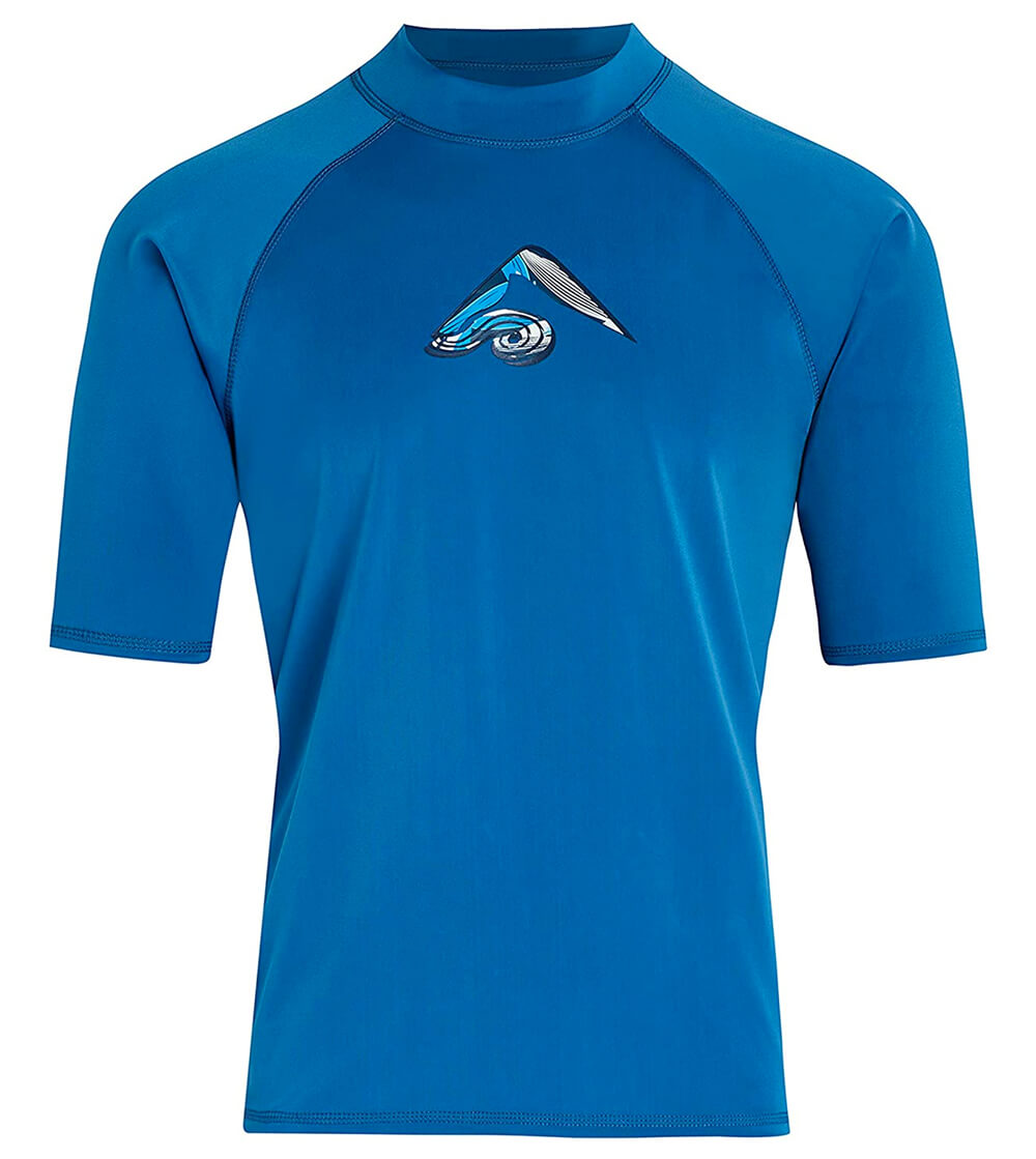 Blue Kanu Surf men's mercury upf 50+ rashguard swim shirt