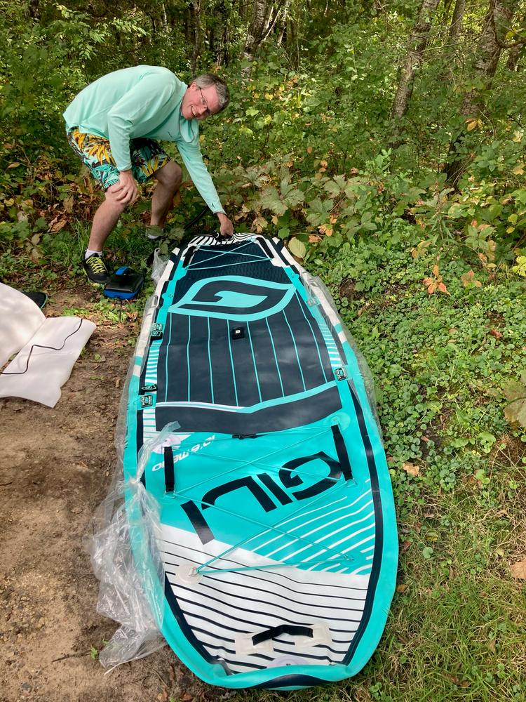 12v Electric iSUP Paddle Board Pump - Customer Photo From Jeff