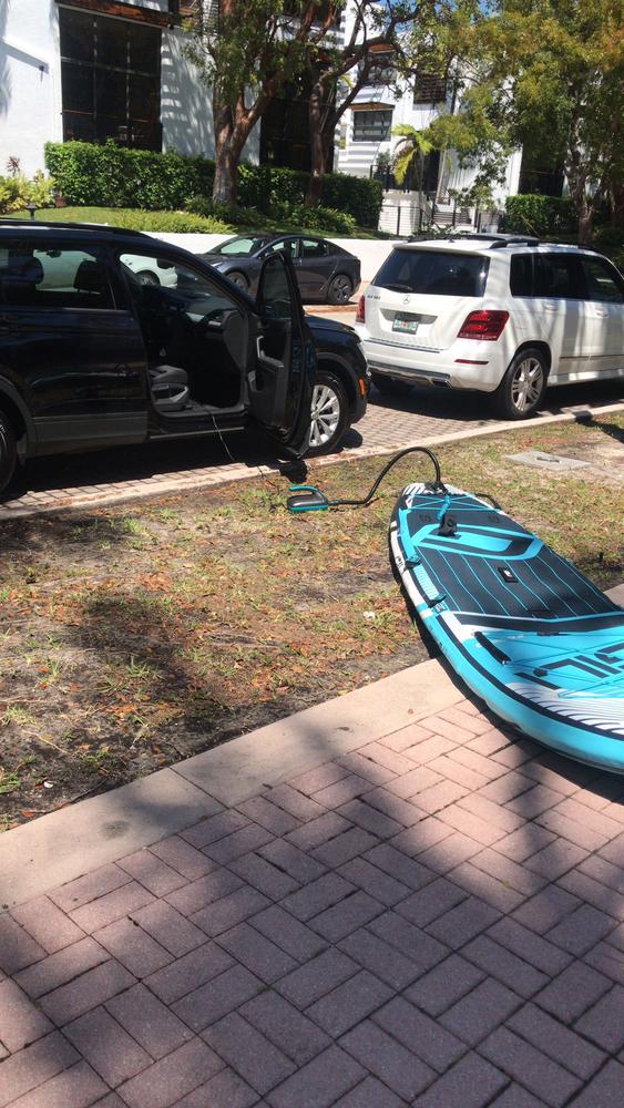 12v Electric iSUP Paddle Board Pump - Customer Photo From Ahmed Marmoush