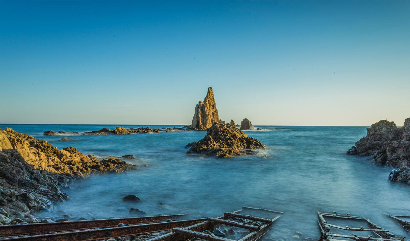 kayaking in cabo de gata in spain