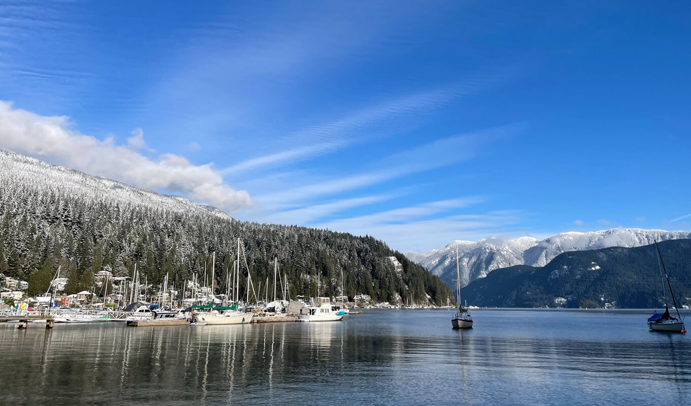 Yacth at Deep Cove, Vancouver