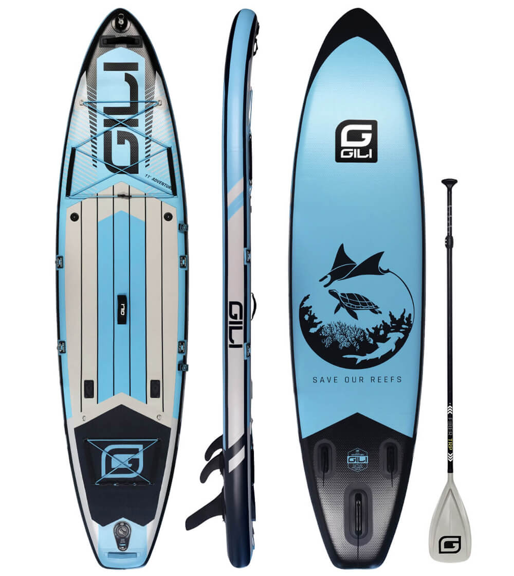 GILI Adventure Inflatable SUP board for fishing