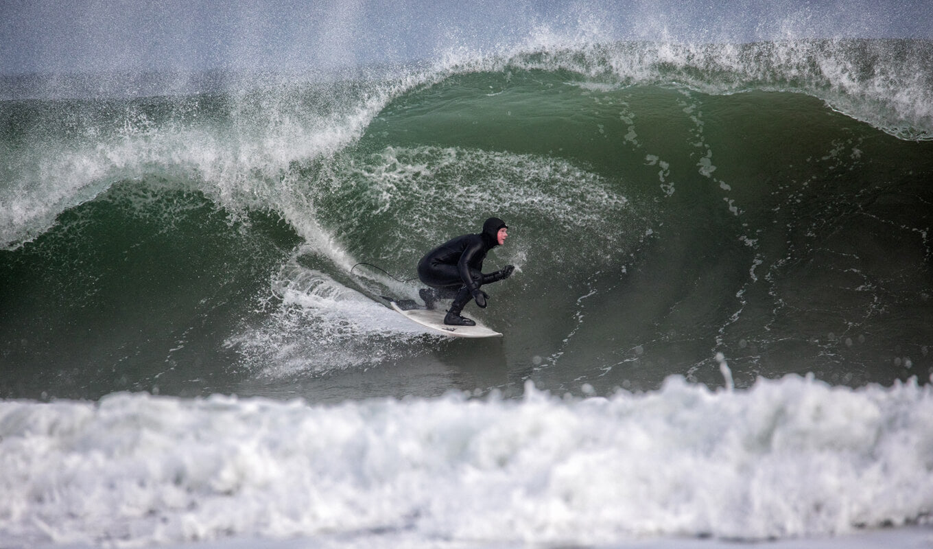 Man on a surfing board
