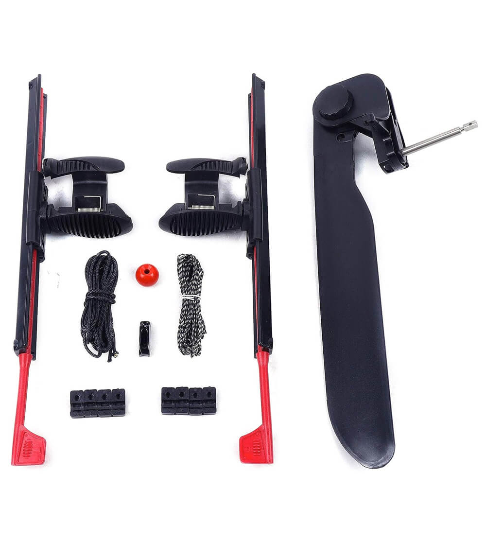 WINUS Adjustable kayak foot braces pedals and tail rudder kit